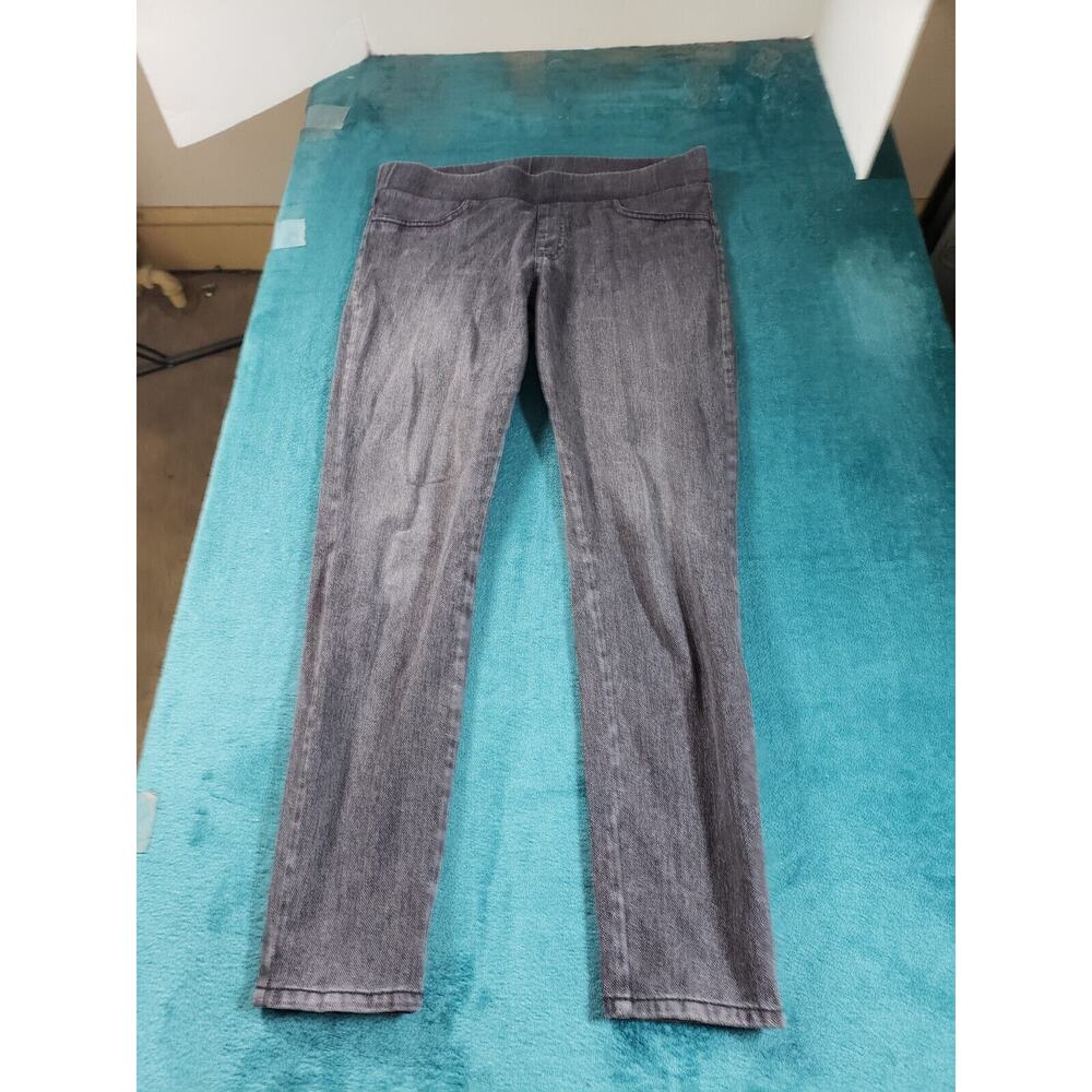 CAbi Jeans Sz Medium Womens Black Stretch Pull On Pants Ladies Mid Rise Skinny